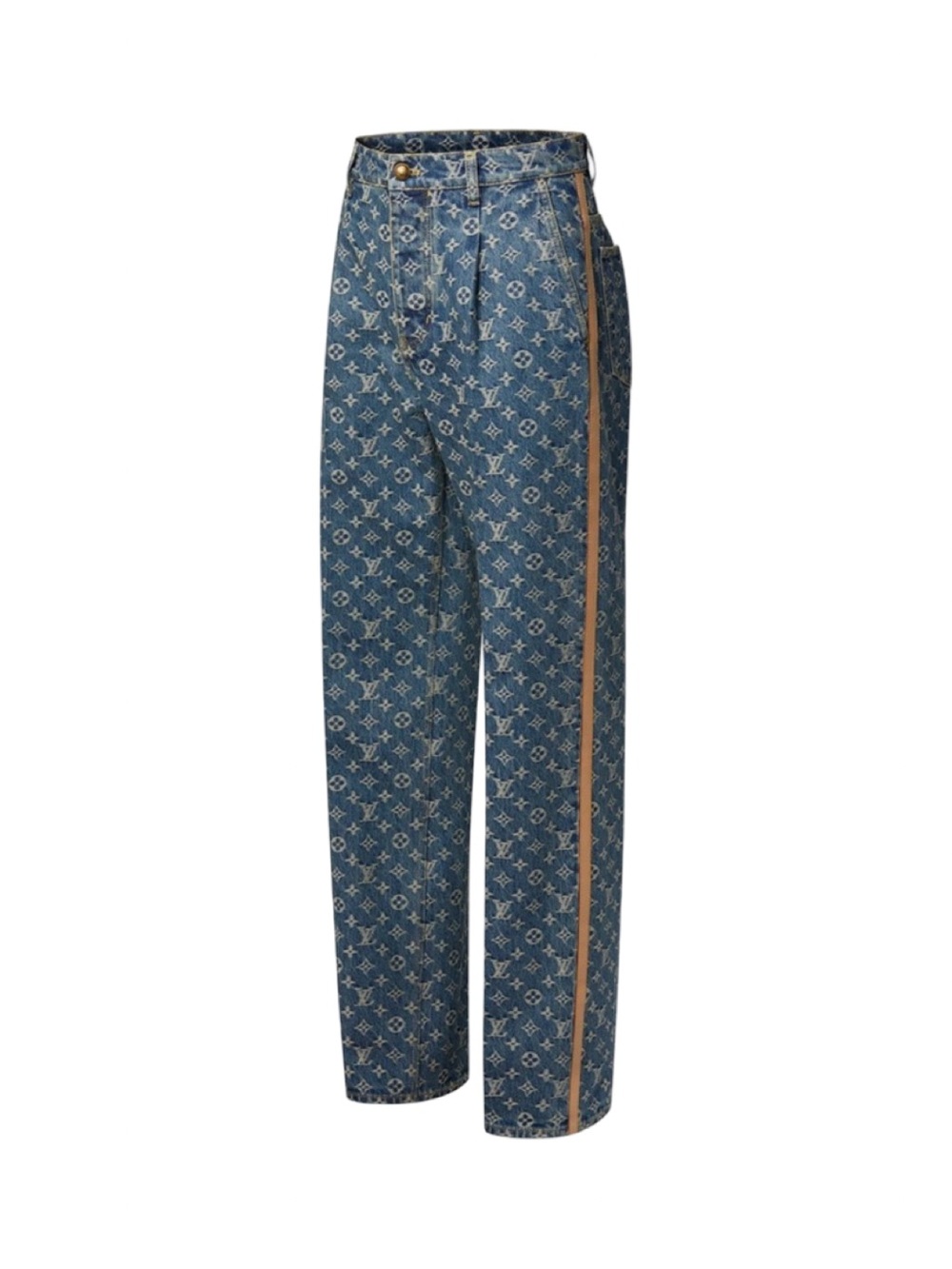 LOUIS VUITTON MONOGRAM RELAXED FIT DENIM PANTS